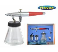 Original FENGDA Precise Suction Type Airbrush 0,5 0,8 1,0mm MINI Spray Gun