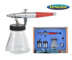 Original FENGDA Precise Suction Type Airbrush 0,5 0,8 1,0mm MINI Spray Gun