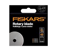 Original Fiskars replacement blade, roller blade for straight cuts, in lade holder, Ø 45 mm, steel, 1066042, Grey