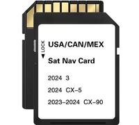 Original-Fit Latest Navigation SD Card, Seamless Map Update for CX-30/3 Hatch (2024), CX-5 (2024-2025), CX-90 (2024-2025), Built-in USA/CAN/MEX GPS Data
