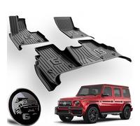 Original Floor Mats for 2019-2024 2025 Mercedes-Benz G Class/G550/G580/AMG G63 SUV - Custom Fit All Weather TPE Floor Liners 1st & 2nd Row Full Set Car Mats, Black