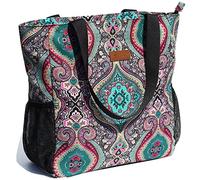 ESVAN Unisex's jc Carry Bag, Green Bohemia, Large