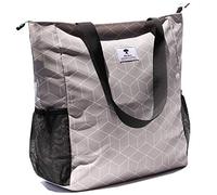 ESVAN Original Floral Water Resistant Large Tote Bag Shoulder Bag for Gym Beach Travel Daily Bags