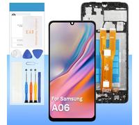 Original for Samsung Galaxy A06 Screen Replacement SM-A065F, SM-A065F/DS, SM-A065M, SM-A065M/DS 6.7“ LCD Display Touch Digitizer Glass Assembly(Black with Frame)