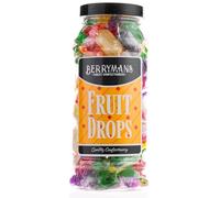 Original Fruit Drops Retro Boiled Sweets Gift Jar By Berrymans Sweet Shop - Classic Sweets, Traditional Taste.