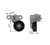 Original Gates Tensioner V-Belt T38159 For Cadillac Chevrolet GMC