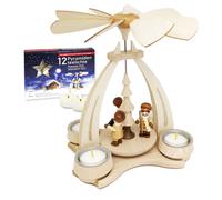 Original German Christmas Pyramid Wood Handmade - Bakery
