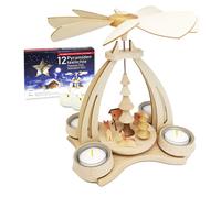 Original German Christmas Pyramid Wood Handmade - Deer