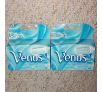 Original Gillette Venus 2 Pack of 4 Replacement Smooth Razor 8 Cartridges New