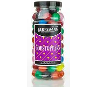 Original Gobstoppers Retro Sweets Gift Jar by Berrymans Sweet Shop - Classic Sweets, Traditional Taste.