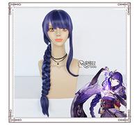 Original Gods General Raiden cos Anime Wig Elf Double Patchwork Cosplay Anime Wig Coser