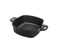 Original Gundel Cast Iron Square Pot 28 x 28 cm Height 10.5 cm Square Pan Biotan Surface Oven Safe Handles