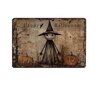 Original Halloween Decorations Wooden Signs Decorate Pumpkin Witch Patio Decorations for Parties Christmas Ornament Set Shatterproof (B, One Size)