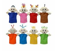 Original Hand Puppet Doll Soft Plush Puppet Toy Fairy Tale People Puppets, Emotion set 30 cm, Handmade Plush Toy for Kids, Boys, Girls