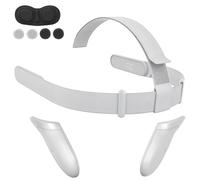 Original Head Strap Kit for Oculus Quest 2 Headset, Replacement HeadStrap for Meta Quest 2 -Oculus Quest 2 Head Strap，1 Pair Battery Covers，EVA Lens Cap，4pcs Joystick Caps