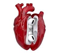 Original Heart-shaped Protective Case for AirPods 4 Generation, Clear Cover for Airpods with Full Protection Against Drops, 3D Liquid Silicone Case For Airpods 4 Earphone Case Accessories