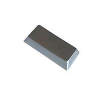 Original Height Enter Keycap 2.25U Zincs Alloy Silver Glossy Key Button For Mechanical Keyboards Enthusiasts Metal Enter Keycap