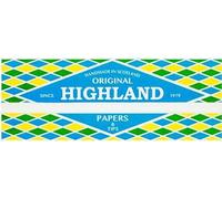 Original Highland Rolling Paper and Tips - Double Decadence - Extra Long Cigarette Smoking Papers - 1 Pack (45 Papers and Tips) - Handmade in Scotland