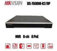 Original Hikvision 4K 8MP DS-7608NI-K2/8P 8CH 8POE NVR Network Video Recorder