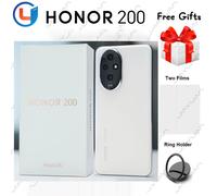 Original HONOR 200 5G Mobile Phone 6.7 Inches 120Hz OLED Screen Snapdragon 7 Gen 3 Android 14 Camera 50MP NFC GMS Smartphone White