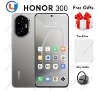 Original HONOR 300 5G AI Smartphone 6.7" AMOLED 120Hz Display Snapdragon 7 Gen 3 50MP Triple Camera Google Play 5000mAh Battery White