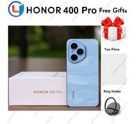 Original HONOR 400 Pro 5G Mobile Phone 6.55" 120Hz OLED Display Snapdragon 8 Gen 3 200MP Camera 7200mAh Battery Smartphone Blue