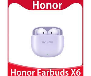 Original Honor Earbuds X6 TWS True Wireless Bluetooth Earphone HiFi 5 DSP Call Noise Cancelling Headphone 40 Hour Battery Life white add red
