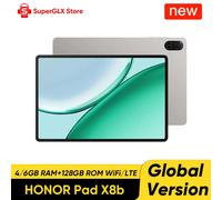 Original HONOR Pad X8b Global Version 11" HONOR Eye Comfort Display Snapdragon 680 4G 10100mAh Ultra-large Battery MagicOS 10 6G 128G LTE Gray