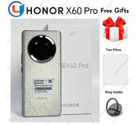 Original HONOR X60 Pro 5G Mobile Phone 6.78" AMOLED Display Snapdragon 6 Gen 1 Camera 108MP Battery 6600mAh GMS Smartphone Orange