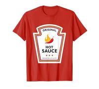 Original Hot Sauce Condiment Group Costume T-Shirt