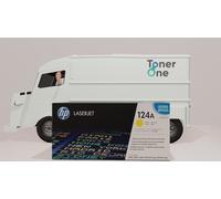 Original HP 124A Standard Laserjet Toner Cartridges - Q6002A-Yellow