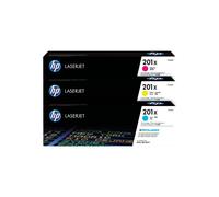Original HP 201X High Capacity CMY Toner Value Pack