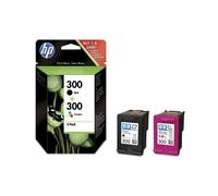 HP 300 2-pack Black/Tri-color Original Ink Cartridges