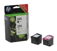 HP 301 ink cartridge 2 pc(s) Original High (XL) Yield Black, Cyan, Magenta, Yellow