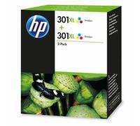 2x Genuine Original HP 301XL Colour Ink Cartridges For Deskjet 1000 Printer