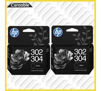 Original HP 302 / 304 Black Ink Double Pack - For DeskJet 3720 + 3750