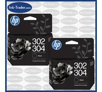Original HP 302 / 304 Black Twin Pack - For HP ENVY / DeskJet Printers