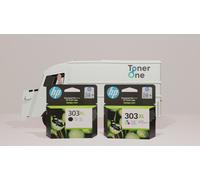 Original HP 303XL Black Tricolour Ink Cartridge Reduced Warehouse - 3YN10AE