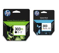 Original HP 303XL High Capacity Black (T6N04AE) & HP 303 Standard Capacity Colour (T6N01AE) Ink Cartridge Multipack