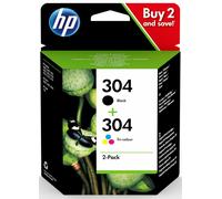 Original HP 304 / 304XL Black & Colour Ink Cartridges For Deskjet 3733 2633 Lot