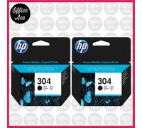 Original HP 304 Black Twin Pack - For HP ENVY / DeskJet Printers