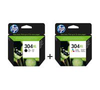 Original HP 304 / HP 304XL Black & Color Ink Cartridge for Envy 5050 Printer LOT