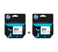 Original HP 304 / HP 304XL Black & Color Ink Cartridge for Envy 5050 Printer LOT