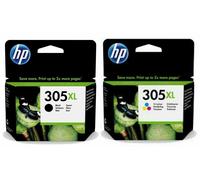 Original HP 305 / 305XL / BK / Colour Ink Cartridges For DeskJet Plus 2723e