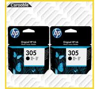 Original HP 305 Black Ink x2 Combo - For HP ENVY 6010/6020/6030