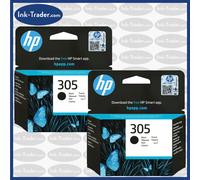 Original HP 305 Black Ink x2 - For DeskJet 2722 2724