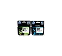 Original HP 305XL High Capacity Black + 305 Standard Capacity Colour Ink Cartridge Multipack (3YM62AE & 3YM60AE) HJ8U