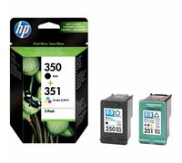 Original HP 350 351 Black Colour Ink Cartridges For C4480 C4485 C4580 Printers