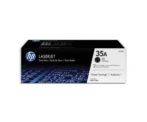 Original HP 35A Black Toner Cartridge Dual Pack (CB435AD)