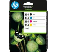 HP 364 4-pack Black/Cyan/Magenta/Yellow Original Ink Cartridges